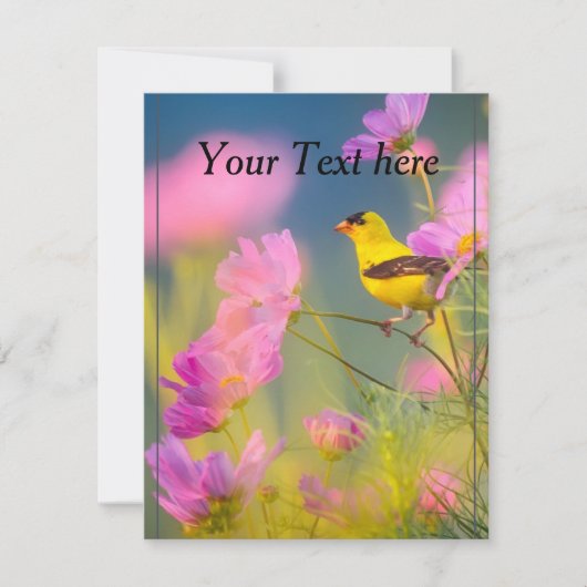 編集可能自然カード シーズンカード (正面)