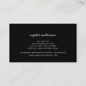 編集可能色によっては愛との家の焼いたが活気づきます 名刺 (裏面)