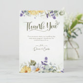 編集可能薄紫およびグリーン結婚式招待状フォイル 招待状 (スタンド正面)