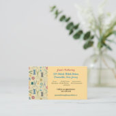 編集可能裁縫供給テーラーシーストレス 名刺 (スタンド正面)