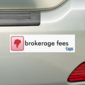 編集可能親指のバンパーステッカー バンパーステッカー (車上)