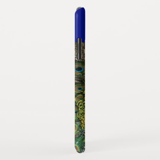 編集可能誇りを持ったピーコックブルースとグリーン Case-Mate iPhoneケース (裏面/右)