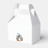 編集可能誕生日ブルーモーターバイクダートバイクキッズ フェイバーボックス (裏面サイド)