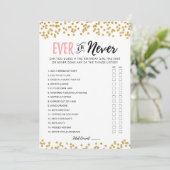 編集可能誕生日常時または誕生日なしゲームカード 招待状 (スタンド正面)