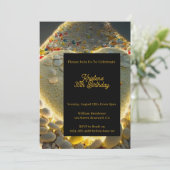 編集可能誕生日招待状 招待状 (スタンド正面)