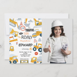 編集可能道路を閉じる建築写真 招待状