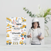 編集可能道路を閉じる建築写真 招待状 (スタンド正面)