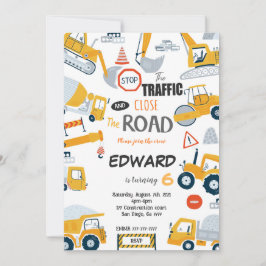 編集可能道路を閉じる建築招待状 招待状
