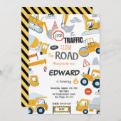 編集可能道路を閉じる建築招待状 招待状 (正面/裏面)