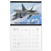 編集可能飛行機カレンダー カレンダー (1月 2026)