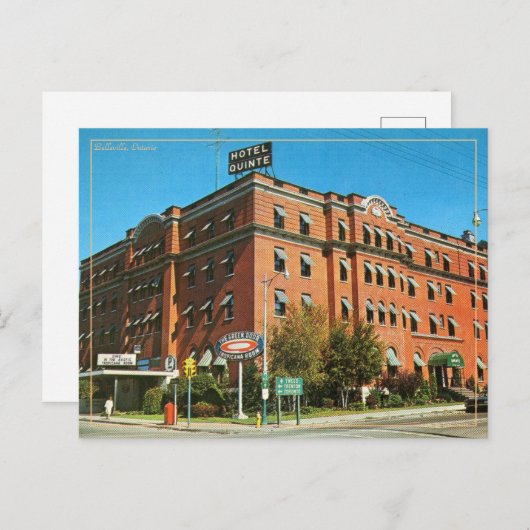 編集可能1970sカナダヴィンテージ写真 ポストカード (正面/裏面)