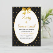 編集可能60と黄金の星でセンセーショナル 招待状 (スタンド正面)