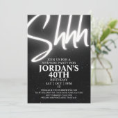 編集可能、サプライズパーティー、サプライズ誕生日invita 招待状 (スタンド正面)