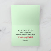 編集可能 - 私はトリニダード・トバゴに行くんだ カード (内部)