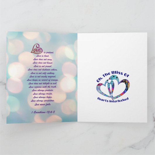 編集可能 - 花火での記念日おめでとう カード (内部)