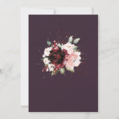 編集可能　５０歳の誕生日　保存日付 招待状 (裏面)