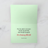 編集可能 – Ah Comin' fuh de Christmas カード (内部)