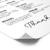 編集可能Airbnbウェルカムポスター ポスター (角)