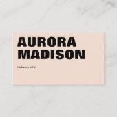 編集可能Boho名刺テンプレートQRコード 名刺 (正面)