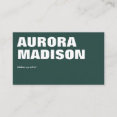 編集可能Boho名刺テンプレートQRコード 名刺 (正面)