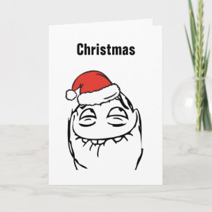 編集可能Christmas Le Me Memesのトロール愛カスタム シーズンカード