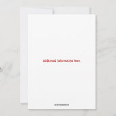 編集可能I Do BBQ婚約 招待状 (裏面)