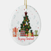編集可能it's与えクリスマスホリデーオーナメント セラミックオーナメント (右)