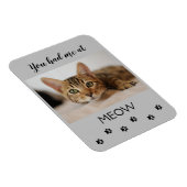 編集可能Meowで私がいた マグネット (右側)