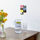 編集可能MOMカラーブロック数々の写真金ゴールド 箔ポスター (レイダウン (キッチン))