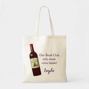 編集可能Our Book Clubのみワイ読ンラベル トートバッグ