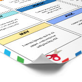 編集可能PTO PTA月次イベントテンプレート ポスター (角)