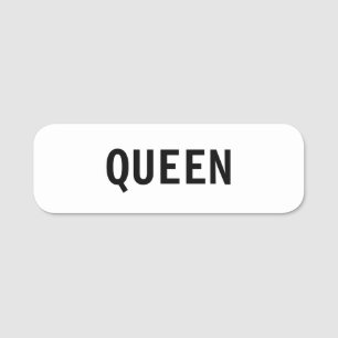 編集可能QEEON文字 名札