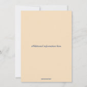 編集可能USA愛国的退職 招待状 (裏面)