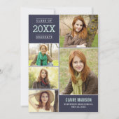 編集可魅力的能カラー目盛 招待状 (正面)