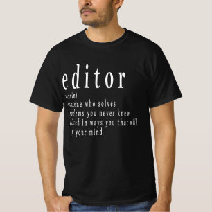 編集問題を解決する誰か、新聞EDI Tシャツ