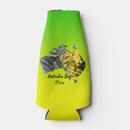 編集文字オーストラリアのデイガムリーフワトルスンビー ボトルクーラー