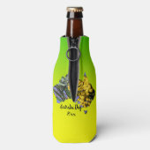 編集文字オーストラリアのデイガムリーフワトルスンビー ボトルクーラー (ボトル裏面)