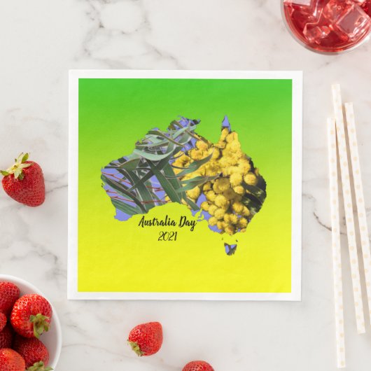 編集文字オーストラリアデイガムリーフワトルディナー (インサイチュ)