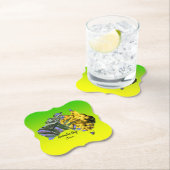 編集文字オーストラリアデイガムリーフワトル紙Coas ペーパーコースター (インサイチュ)