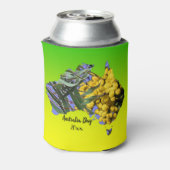 編集文字オーストラリアデイガムリーフワトル 缶クーラー (缶裏面)