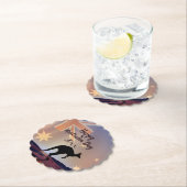 編集文字フラグKangarooオーストラリアの日 ペーパーコースター (インサイチュ)