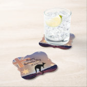 編集文字フラグKangarooオーストラリアの日 ペーパーコースター (インサイチュ)