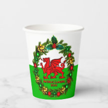 編集文字年ウェールズ国旗赤いドラゴンクリスマス