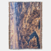 編集済み写真風景アート (高品質) スローブランケット (正面縦)