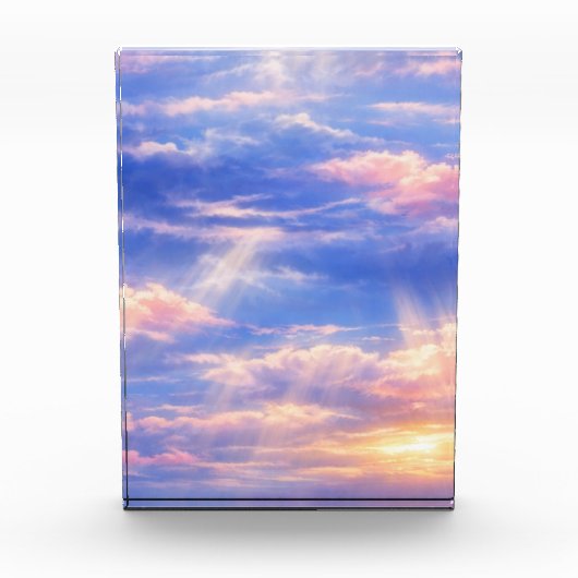 編集済み写真風景アート（高品質） フォトブロック (正面)