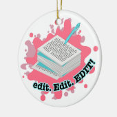 編集編集:編集!オーナメント セラミックオーナメント (左)