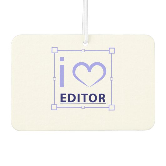 編集者だ カーエアーフレッシュナー (正面)