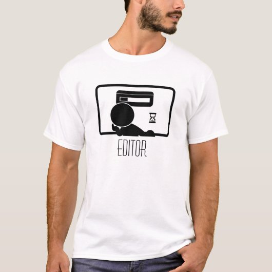 編集者のワイシャツ Tシャツ (正面)