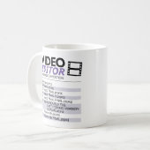 編集者ファイル示すこと コーヒーマグカップ (正面左)