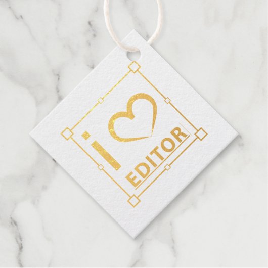 編集者 フェイバータグ (正面)